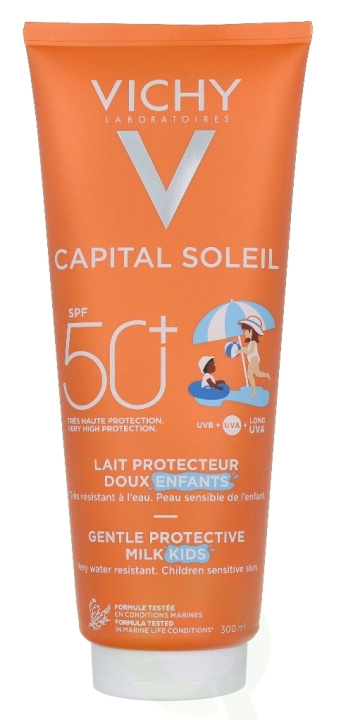 Vichy Ideal Soleil Kids Gentle Milk SPF50+ 300 ml ryhmässä KAUNEUS JA TERVEYS / Ihonhoito / Rusketus / Aurinkosuoja @ TP E-commerce Nordic AB (C56638)