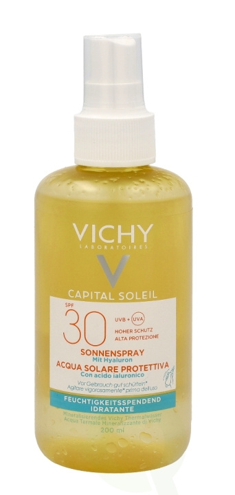 Vichy Ideal Soleil Solar Protective Water SPF30 200 ml ryhmässä KAUNEUS JA TERVEYS / Ihonhoito / Rusketus / Aurinkosuoja @ TP E-commerce Nordic AB (C56648)