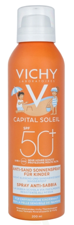 Vichy Ideal Soleil Kids Anti-Sand Mist SPF50+ 200 ml ryhmässä KAUNEUS JA TERVEYS / Ihonhoito / Rusketus / Aurinkosuoja @ TP E-commerce Nordic AB (C56650)
