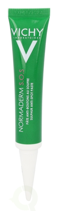 Vichy Normaderm S.O.S. Phytosolution Sulfur Anti-Spot Paste 20 ml ryhmässä KAUNEUS JA TERVEYS / Ihonhoito / Kasvot / Päivävoide @ TP E-commerce Nordic AB (C56663)