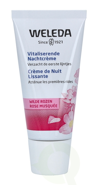 Weleda Wild Rose Smoothing Night Cream 30 ml All Skin Types ryhmässä KAUNEUS JA TERVEYS / Ihonhoito / Kasvot / Kasvovoide @ TP E-commerce Nordic AB (C56694)