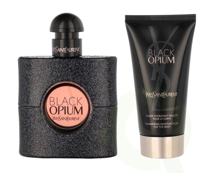 Yves Saint Laurent YSL Black Opium Giftset 100 ml EDP 50 ml/Body Lotion 50 ml/Travel Selection ryhmässä KAUNEUS JA TERVEYS / Lahjapakkaukset / Naisten lahjapakkaukset @ TP E-commerce Nordic AB (C56823)