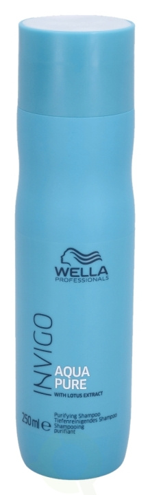 Wella Invigo - Balance Aqua Pure Purifying Shampoo 250 ml With Lotus Extract ryhmässä KAUNEUS JA TERVEYS / Hiukset &Stailaus / Hiustenhoito / Shampoo @ TP E-commerce Nordic AB (C56848)