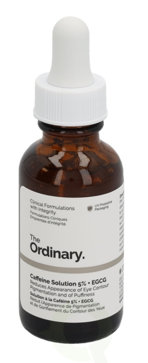 The Ordinary Caffeine Solution 5% + EGCG 30 ml Fragrance Free ryhmässä KAUNEUS JA TERVEYS / Ihonhoito / Kasvot / Seerumit iholle @ TP E-commerce Nordic AB (C56912)