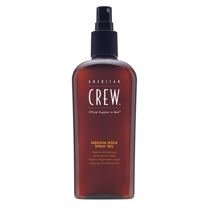 American Crew Medium Hold Spray Gel 250ml ryhmässä KAUNEUS JA TERVEYS / Hiukset &Stailaus / Hiusten stailaus / Hiuslakka @ TP E-commerce Nordic AB (C56942)