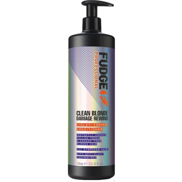 Fudge Clean Blonde Damage Rewind Violet-Toning Conditioner 1000ml ryhmässä KAUNEUS JA TERVEYS / Hiukset &Stailaus / Hiustenhoito / Hoitoaine @ TP E-commerce Nordic AB (C56988)