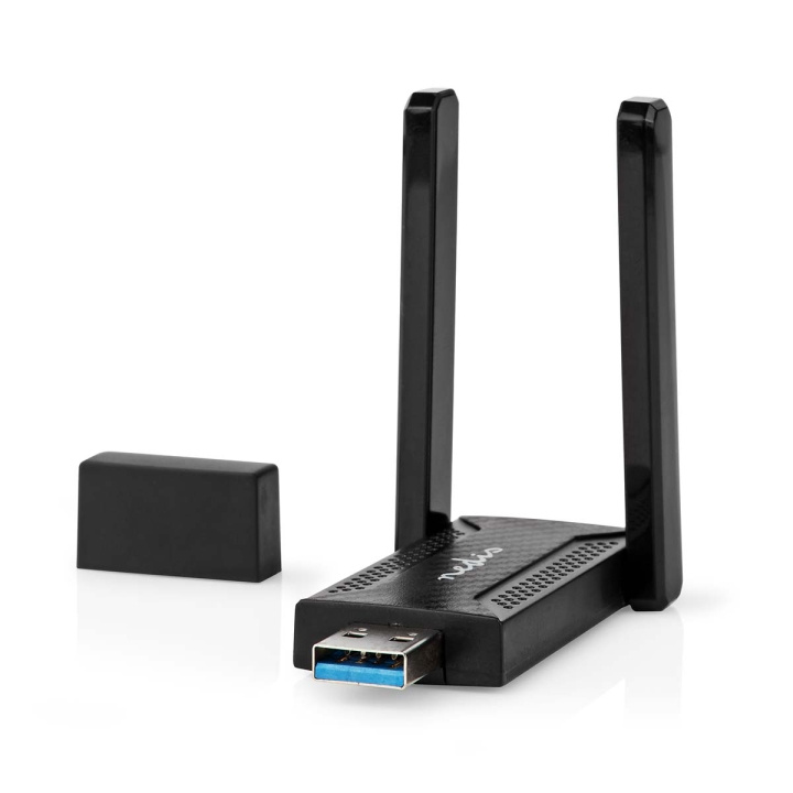 Nedis Verkkosovitin | Wi-Fi | AC1200 | 2.4/5 GHz (Dual Band) | USB3.0 | Wi-Fi kokonaisnopeus: 1200 Mbps | Windows 10 / Windows 11 / Windows 8 ryhmässä TIETOKOONET & TARVIKKEET / Verkko / Wifi-vahvistimet @ TP E-commerce Nordic AB (C57002)