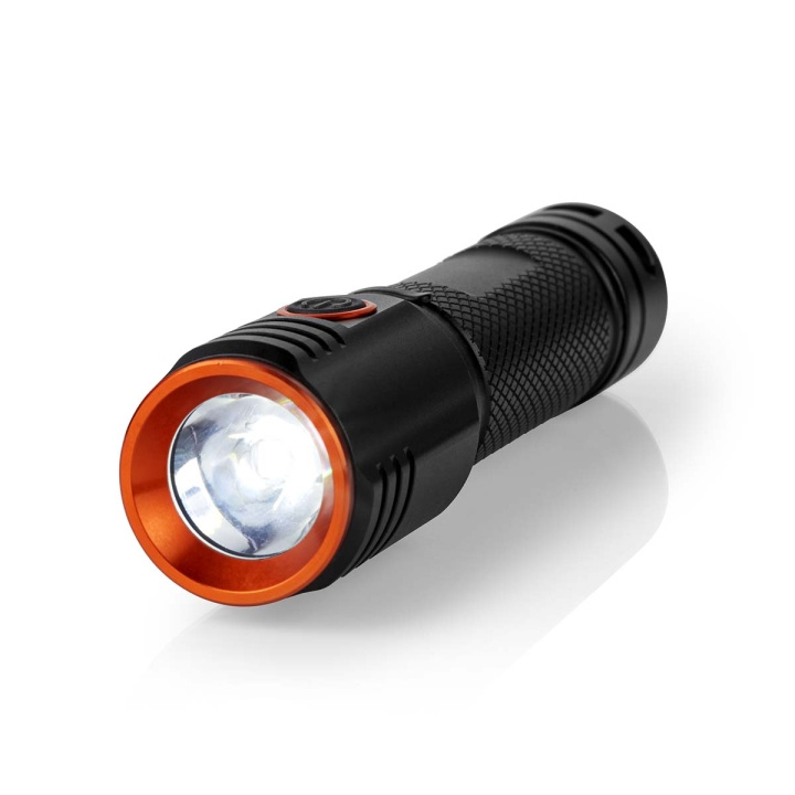 Nedis LED Taskulamppu | Paristokäyttöinen | 3.7 V DC | 20 W | N/A | Paristot sisältyvät | Ladattava | Nimellisvaloteho: 2000 lm | Valoalue: 180 m | Säteen kulma: 10 ° ryhmässä URHEILU, VAPAA-AIKA JA HARRASTUS / Taskulamput & Otsalamput / Taskulamput @ TP E-commerce Nordic AB (C57028)