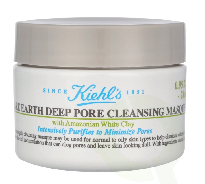 Kiehl\'s Rare Earth Deep Pore Cleansing Masque 28 ml ryhmässä KAUNEUS JA TERVEYS / Ihonhoito / Kasvot / Päivävoide @ TP E-commerce Nordic AB (C57048)