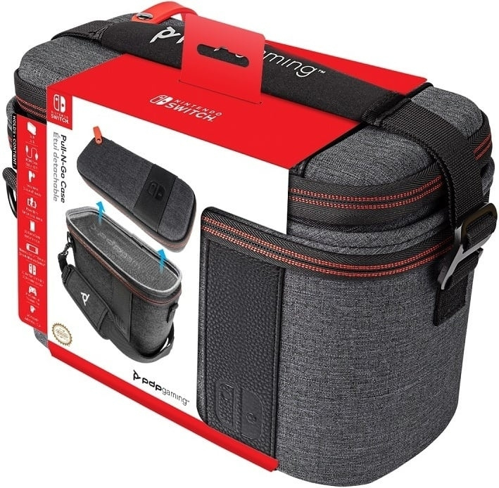 PDP Gaming Pull-N-Go Case -kuljetuskotelo, Switch ryhmässä KODINELEKTRONIIKKA / Pelikonsolit & Tarvikkeet / Nintendo Switch / Tarvikkeet @ TP E-commerce Nordic AB (C57094)