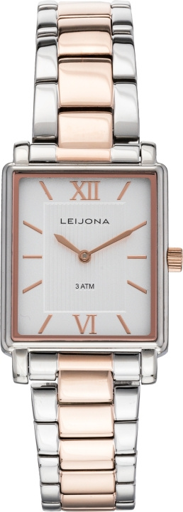 Leijona 5171-4344 -rannekello, 24 mm, hopea / ruusukulta ryhmässä URHEILU, VAPAA-AIKA JA HARRASTUS / Tarvikkeet / Kellot @ TP E-commerce Nordic AB (C57119)