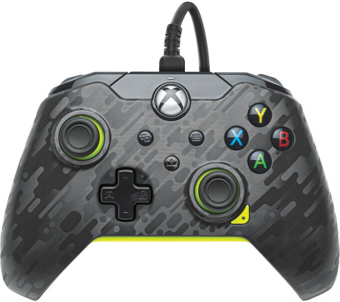 PDP Gaming Wired Controller -peliohjain, Electric Carbon, PC / Xbox ryhmässä TIETOKOONET & TARVIKKEET / GAMING / Gamepad @ TP E-commerce Nordic AB (C57197)
