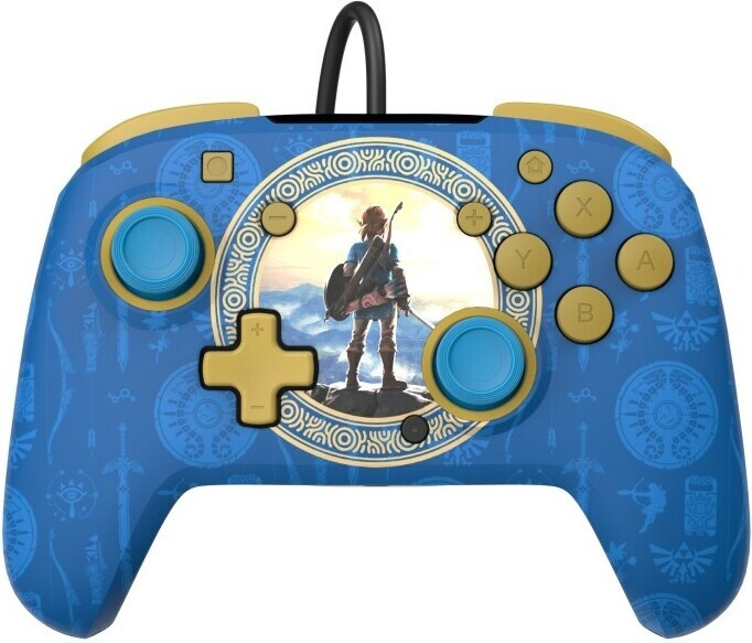 PDP Gaming Rematch Wired Controller – Hyrule Blue -langallinen ohjain, Switch ryhmässä KODINELEKTRONIIKKA / Pelikonsolit & Tarvikkeet / Nintendo Switch / Tarvikkeet @ TP E-commerce Nordic AB (C57272)