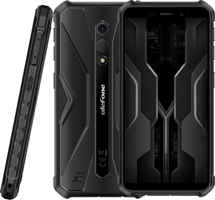 Ulefone Armor X12 Pro -puhelin, 64/4 Gt, musta ryhmässä ÄLYPUHELIMET JA TABLETIT / Kännykät & smartphones @ TP E-commerce Nordic AB (C57329)