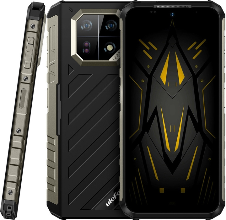 Ulefone Armor 22 -puhelin, 256/8 Gt, musta/oranssi ryhmässä ÄLYPUHELIMET JA TABLETIT / Kännykät & smartphones @ TP E-commerce Nordic AB (C57340)