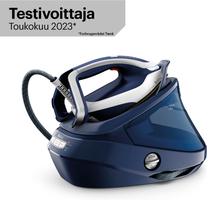 Tefal Pro Express Vision -höyrysilityskeskus, sininen/valkoinen ryhmässä URHEILU, VAPAA-AIKA JA HARRASTUS / Harrastus / Höyrykoneet / Höyrykoneet @ TP E-commerce Nordic AB (C57457)