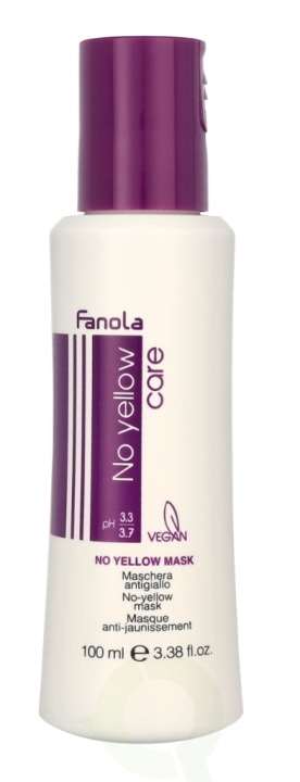 Fanola No Yellow Hair Mask 100 ml ryhmässä KAUNEUS JA TERVEYS / Hiukset &Stailaus / Hiustenhoito / Hiusnaamio @ TP E-commerce Nordic AB (C57535)