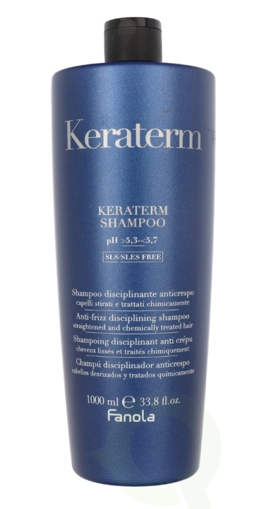 Fanola Keraterm Hair Ritual Anti-Frizz Shampoo 1000 ml SLA / SLES Free ryhmässä KAUNEUS JA TERVEYS / Hiukset &Stailaus / Hiustenhoito / Shampoo @ TP E-commerce Nordic AB (C57536)