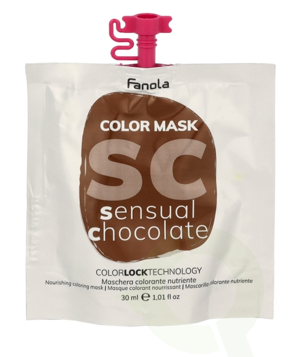 Fanola Color Mask 30 ml Sensual Chocolate ryhmässä KAUNEUS JA TERVEYS / Ihonhoito / Kasvot / Naamiot @ TP E-commerce Nordic AB (C57555)
