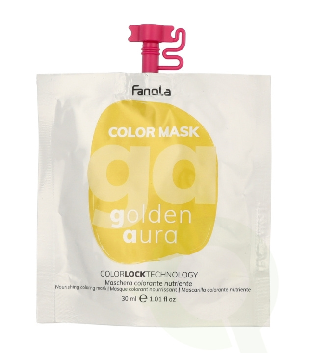 Fanola Color Mask 30 ml Golden Aura ryhmässä KAUNEUS JA TERVEYS / Ihonhoito / Kasvot / Naamiot @ TP E-commerce Nordic AB (C57556)