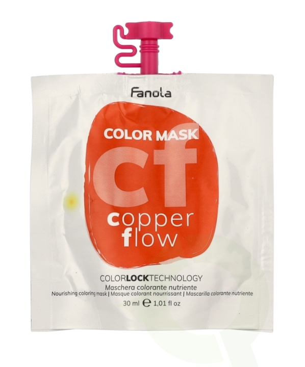 Fanola Color Mask 30 ml Copper Flow ryhmässä KAUNEUS JA TERVEYS / Ihonhoito / Kasvot / Naamiot @ TP E-commerce Nordic AB (C57557)