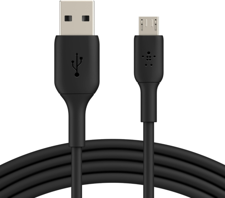 Belkin BOOST CHARGE™ Micro-USB - USB-A kaapeli, 1m, musta ryhmässä ÄLYPUHELIMET JA TABLETIT / Laturit & Kaapelit / Kaapelit / MicroUSB-kaapelit @ TP E-commerce Nordic AB (C57678)