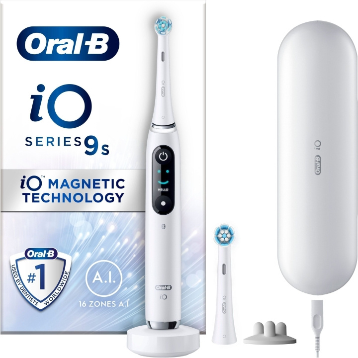 Oral B iO Series 9 -sähköhammasharja, valkoinen ryhmässä KAUNEUS JA TERVEYS / Suunhoito / Sähköhammasharjat @ TP E-commerce Nordic AB (C57681)