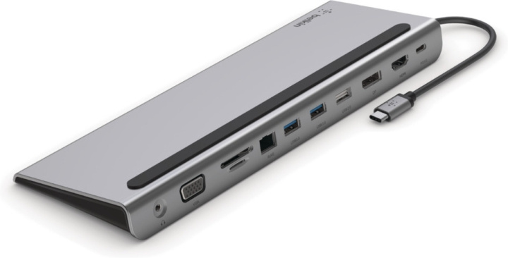 Belkin USB-C 11-in-1 Multiport -telakka ryhmässä TIETOKOONET & TARVIKKEET / Kannettavat tietokoneet & tarvikkeet / Telakka @ TP E-commerce Nordic AB (C57688)