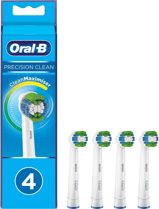 Oral B Precision Clean -vaihtoharja, 4 kpl ryhmässä KAUNEUS JA TERVEYS / Suunhoito / Sähköhammasharjat Tarvikkeet @ TP E-commerce Nordic AB (C57717)