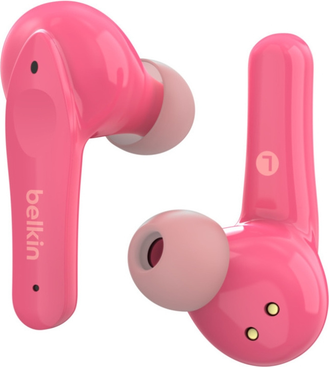 Belkin Soundform Nano nappikuulokkeet lapsille, pinkki ryhmässä KODINELEKTRONIIKKA / Ääni & Kuva / Kuulokkeet & Tarvikkeet / Kuulokkeet @ TP E-commerce Nordic AB (C57789)