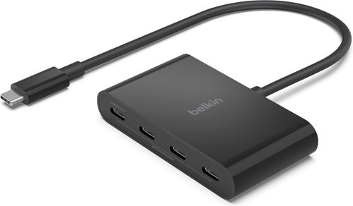 Belkin Connect USB-C -hubi, neljä porttia ryhmässä TIETOKOONET & TARVIKKEET / Tietokonetarvikkeet / USB-telakat @ TP E-commerce Nordic AB (C57796)