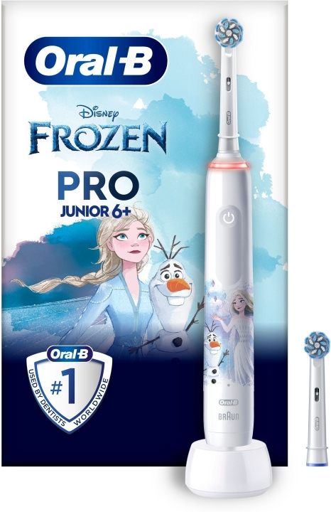 Oral B Pro Junior Frozen -sähköhammasharja ryhmässä KAUNEUS JA TERVEYS / Suunhoito / Sähköhammasharjat @ TP E-commerce Nordic AB (C57813)