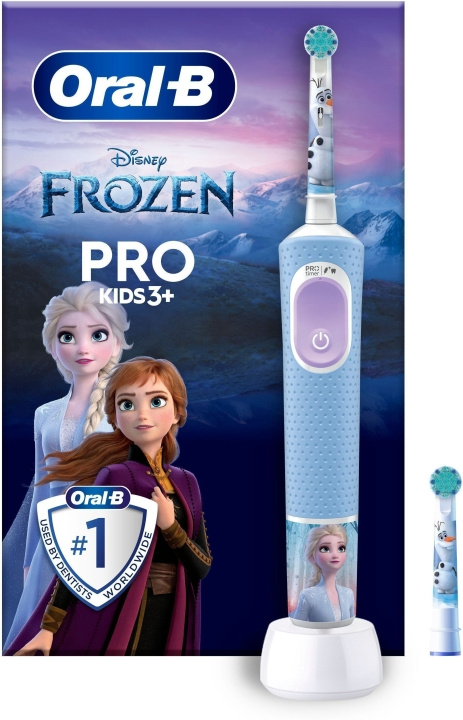 Oral B Vitality Pro Kids Frozen -sähköhammasharja ryhmässä KAUNEUS JA TERVEYS / Suunhoito / Sähköhammasharjat @ TP E-commerce Nordic AB (C57815)