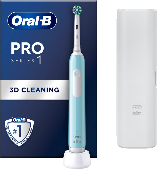 Oral B Pro Series 1 -sähköhammasharja, sininen ryhmässä KAUNEUS JA TERVEYS / Suunhoito / Sähköhammasharjat @ TP E-commerce Nordic AB (C57818)