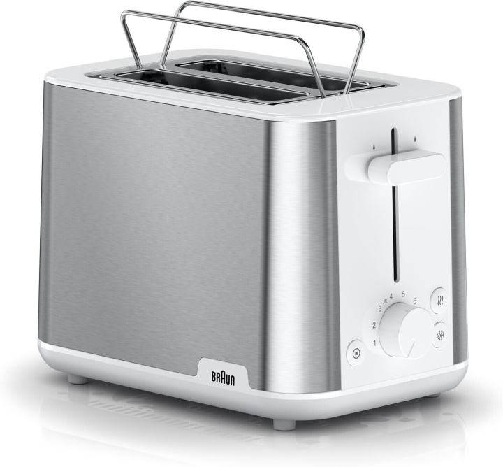 Braun HT1510WH PurShine brödrost ryhmässä KOTI, TALOUS JA PUUTARHA / Kodinkoneet / Leivänpaahtimet & Leipägrillit / Leivänpaahtimet @ TP E-commerce Nordic AB (C57834)