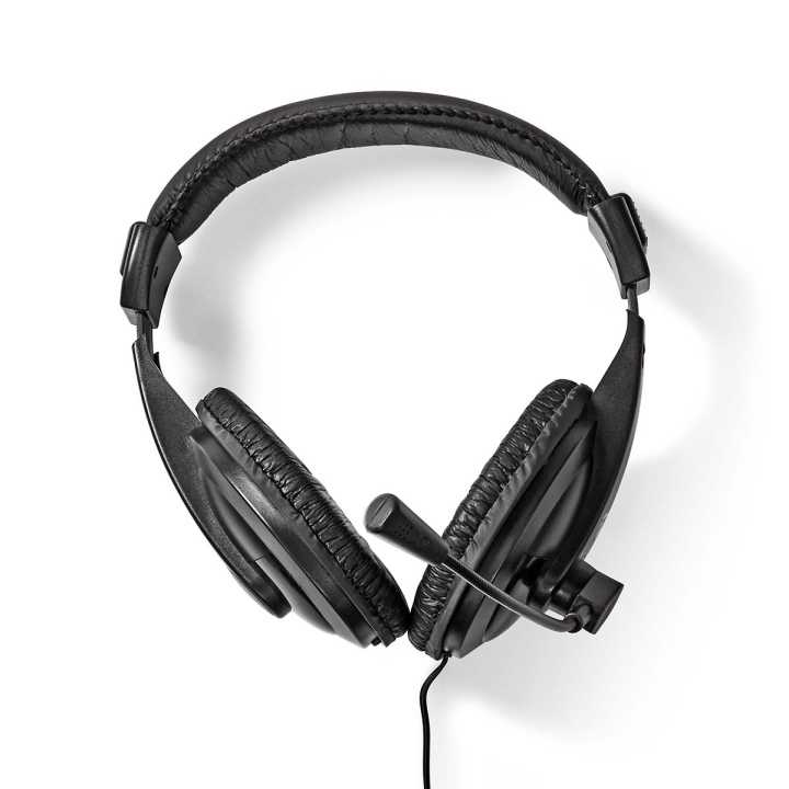 Nedis PC-headset | Over-Ear-kuulokkeet | Stereo | 1x 3.5 mm / 2x 3.5 mm | Kokoontaitettava Mikrofoni | Musta ryhmässä TIETOKOONET & TARVIKKEET / Tietokonetarvikkeet / Kuulokkeet @ TP E-commerce Nordic AB (C57904)