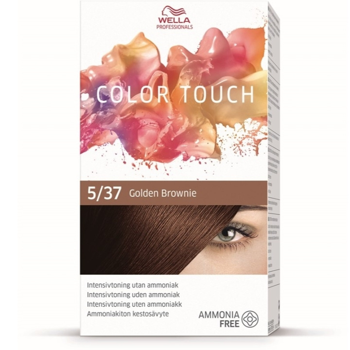 Wella Color Touch Pure Naturals 5/37 Golden Brownie ryhmässä KAUNEUS JA TERVEYS / Hiukset &Stailaus / Hiustenhoito / Hiusväri / Hiusväri & Väripommi @ TP E-commerce Nordic AB (C57919)