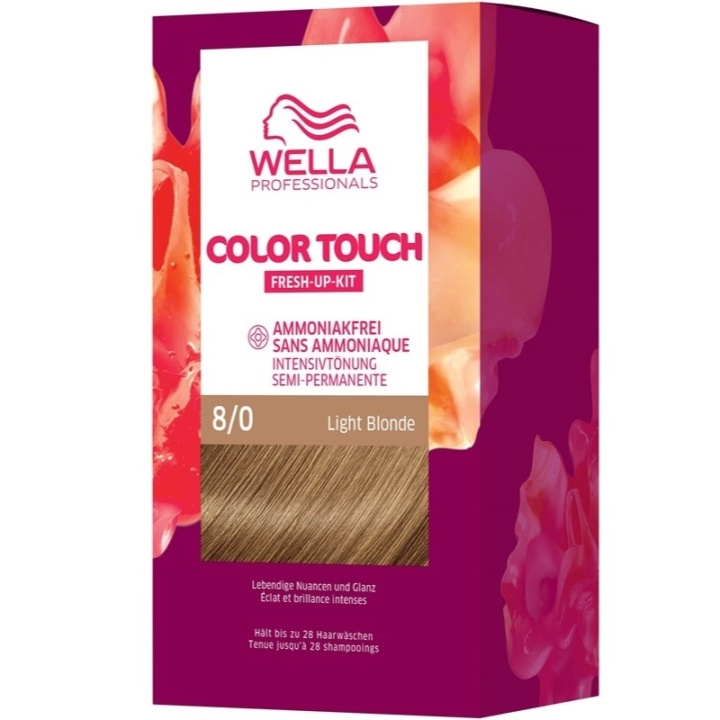 Wella Color Touch Pure Naturals 8/0 Light Blonde ryhmässä KAUNEUS JA TERVEYS / Hiukset &Stailaus / Hiustenhoito / Hiusväri / Hiusväri & Väripommi @ TP E-commerce Nordic AB (C57939)