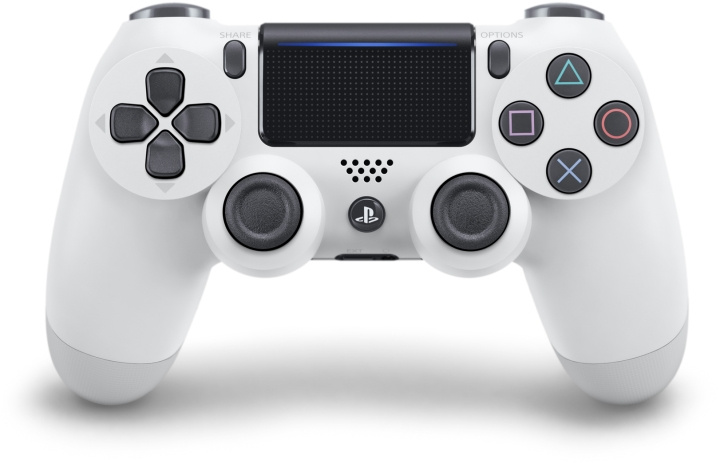 Sony DualShock 4 v2 Gamepad, Glacier White, PS4 ryhmässä KODINELEKTRONIIKKA / Pelikonsolit & Tarvikkeet / Sony PlayStation 4 / Tarvikkeet @ TP E-commerce Nordic AB (C57949)