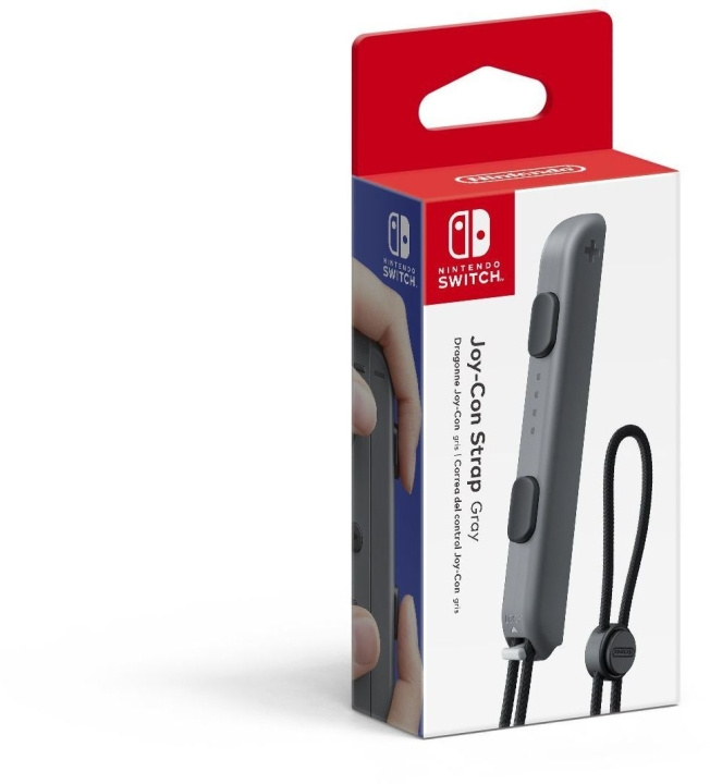 Nintendo Joy-Con Strap -rannehihna, harmaa, Switch ryhmässä KODINELEKTRONIIKKA / Pelikonsolit & Tarvikkeet / Nintendo Switch / Tarvikkeet @ TP E-commerce Nordic AB (C57950)