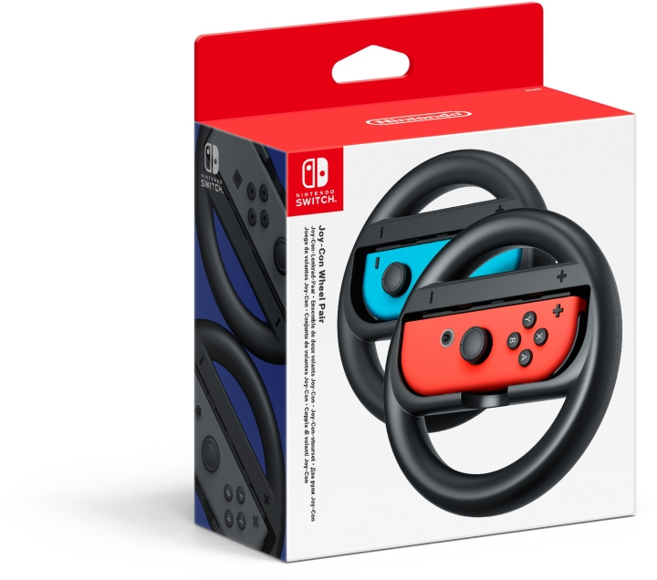 Nintendo Joy-Con Wheel Pair -rattikehikot, Switch ryhmässä KODINELEKTRONIIKKA / Pelikonsolit & Tarvikkeet / Nintendo Switch / Tarvikkeet @ TP E-commerce Nordic AB (C57951)