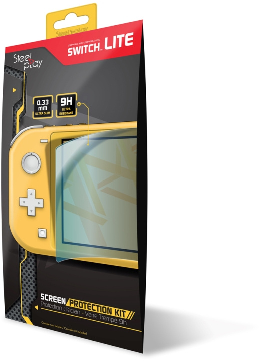 Steelplay Screen Protection Kit 9H -suojalasi, Switch Lite ryhmässä KODINELEKTRONIIKKA / Pelikonsolit & Tarvikkeet / Nintendo Switch Lite @ TP E-commerce Nordic AB (C57959)