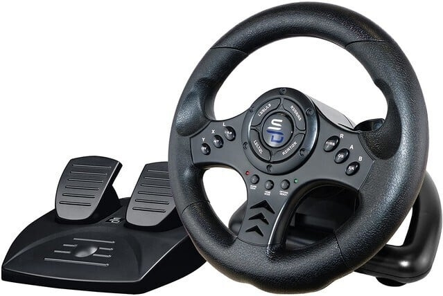 SuBsonic Superdrive SV450 -rattiohjain, PS4 / Xbox / Switch / PC ryhmässä KODINELEKTRONIIKKA / Pelikonsolit & Tarvikkeet / Sony PlayStation 4 / Tarvikkeet @ TP E-commerce Nordic AB (C58012)