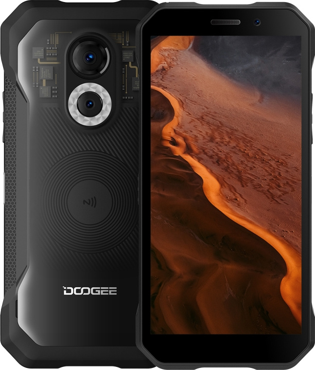 Doogee S61 Pro -puhelin, 128/6 Gt, musta ryhmässä ÄLYPUHELIMET JA TABLETIT / Kännykät & smartphones @ TP E-commerce Nordic AB (C58018)