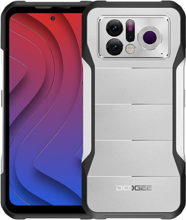 Doogee V20 Pro 5G Android-puhelin, 256/12 Gt, hopea ryhmässä ÄLYPUHELIMET JA TABLETIT / Kännykät & smartphones @ TP E-commerce Nordic AB (C58040)