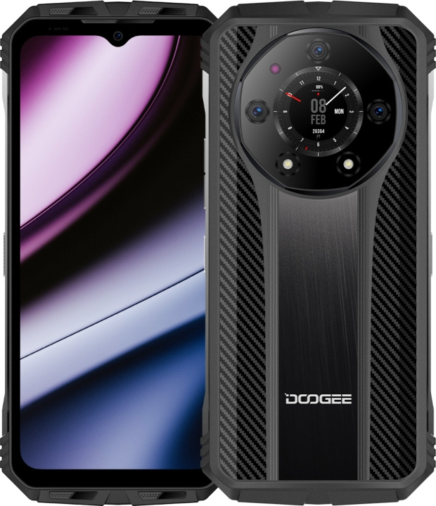 Doogee S110 -puhelin, 256/12 Gt, musta ryhmässä ÄLYPUHELIMET JA TABLETIT / Kännykät & smartphones @ TP E-commerce Nordic AB (C58044)