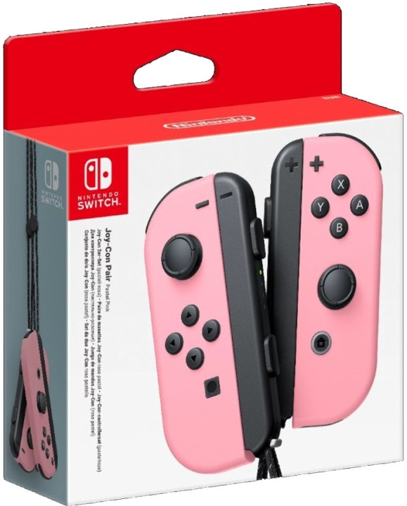 Nintendo Joy-Con Pair -peliohjainpari, pastellin pinkki, Switch ryhmässä KODINELEKTRONIIKKA / Pelikonsolit & Tarvikkeet / Nintendo Switch / Tarvikkeet @ TP E-commerce Nordic AB (C58076)