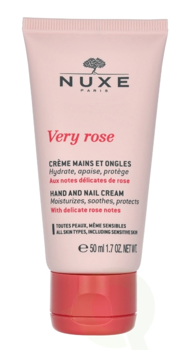 Nuxe Hand And Nail Cream 50 ml Very Rose ryhmässä KAUNEUS JA TERVEYS / Manikyyri/Pedikyyri / Käsirasva @ TP E-commerce Nordic AB (C58234)