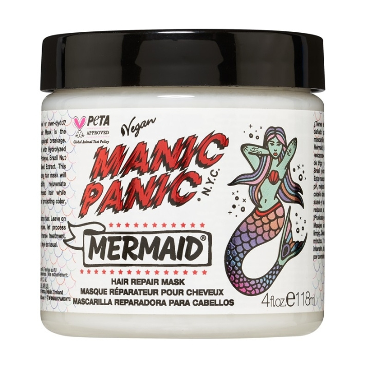Manic Panic Mermaid Hair Repair Mask 118ml ryhmässä KAUNEUS JA TERVEYS / Hiukset &Stailaus / Hiustenhoito / Hiusnaamio @ TP E-commerce Nordic AB (C58349)