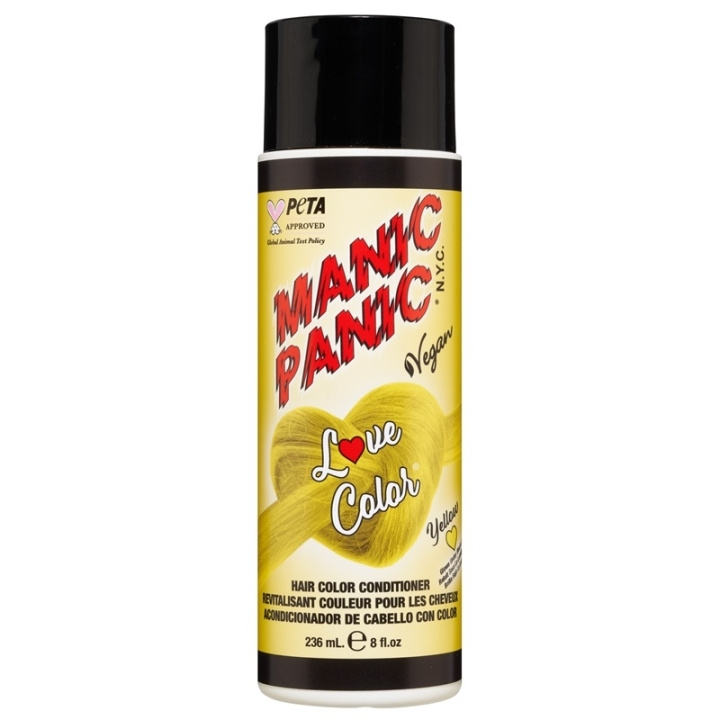 Manic Panic Love Color® Hair Color Depositing Conditioner Yellow Heart 236ml ryhmässä KAUNEUS JA TERVEYS / Hiukset &Stailaus / Hiustenhoito / Hoitoaine @ TP E-commerce Nordic AB (C58353)